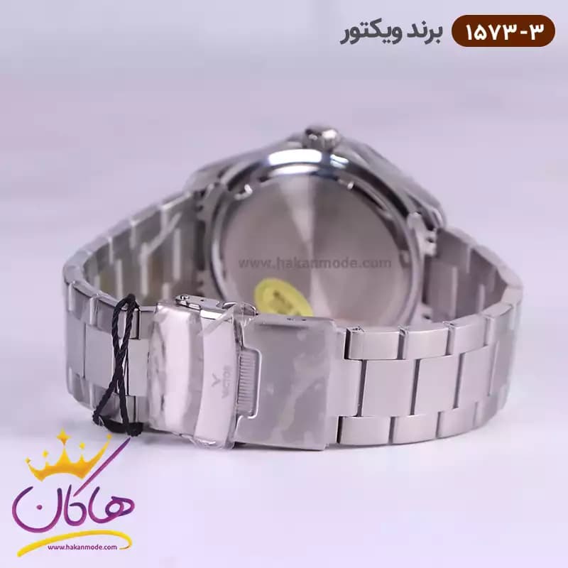 ساعت ویکتور مردانه فلزی کد 1573/3 — تصویر ۳