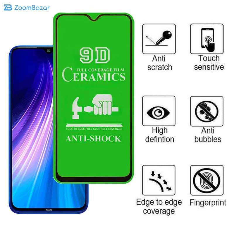 گلس سرامیکی اپیکوی مدل unbreakable مناسب برای گوشی موبایل شیائومی Redmi Note 8 — تصویر ۴