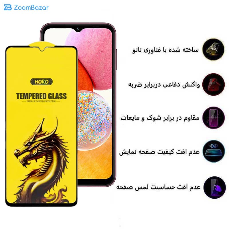 گلس اپیکوی مدل Golden Dragon مناسب برای گوشی موبایل سامسونگ Galaxy A14/ Xcover7 — تصویر ۵