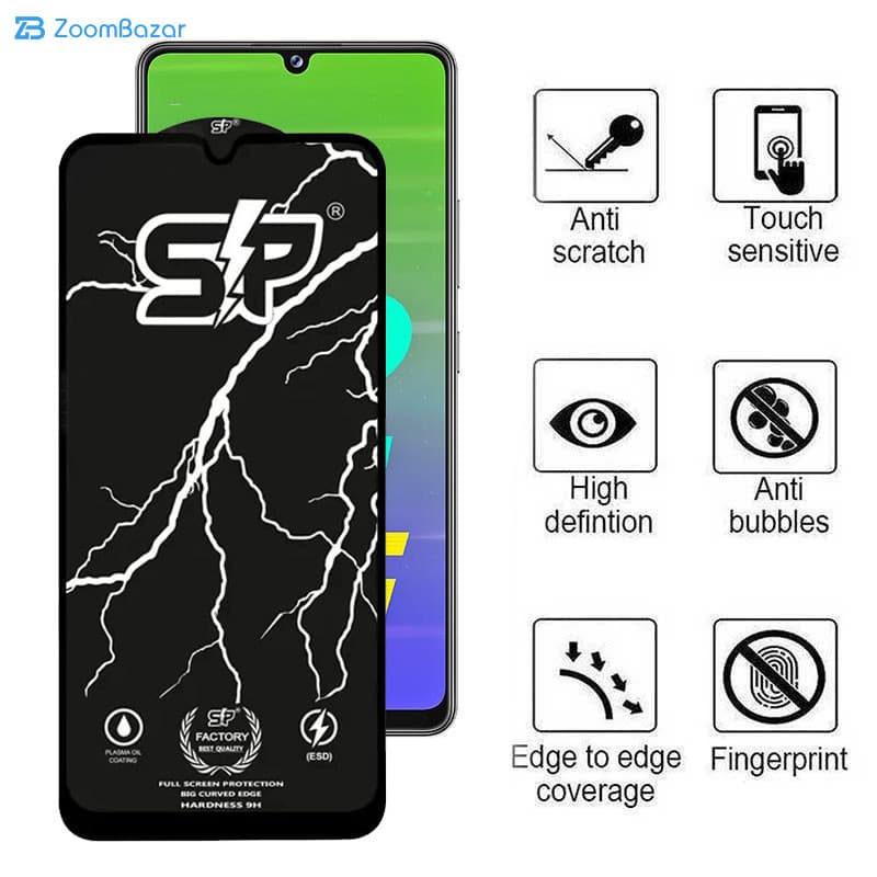 گلس اپیکوی مدل SP Factory مناسب برای گوشی موبایل سامسونگ Galaxy M42 5G/M34 5G/M33 5G/M32 5G/M13 4G/M12 4G — تصویر ۴