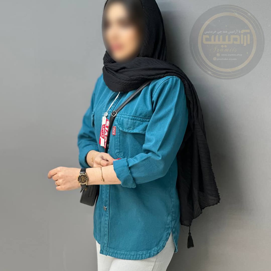 مانتو کتان کوتاه وارداتی رنگی — تصویر ۸