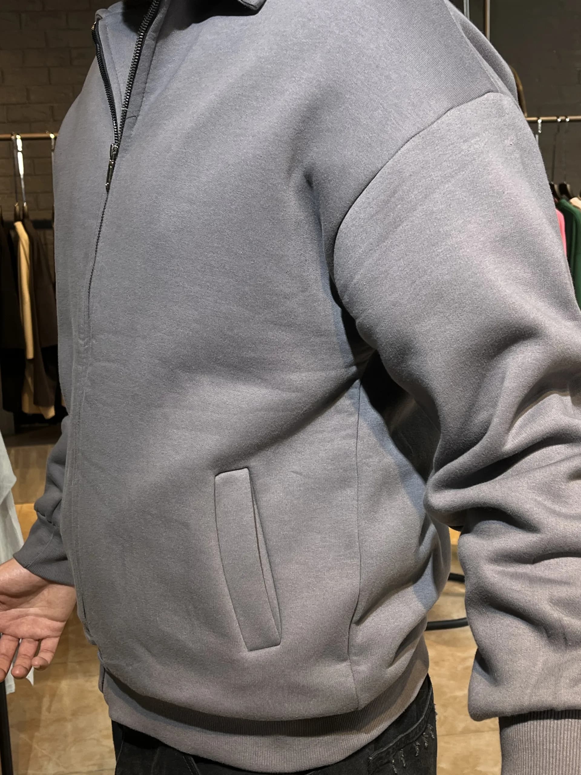 سویی یقه دار ZARA طوسی XL