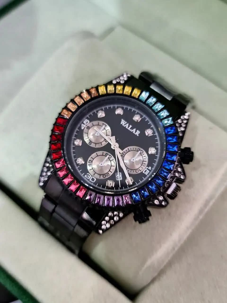 ساعت طرح Rolex (مشکی) کد 4226