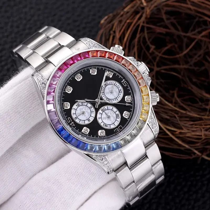 ساعت طرح Rolex (نقره ای) کد 4226
