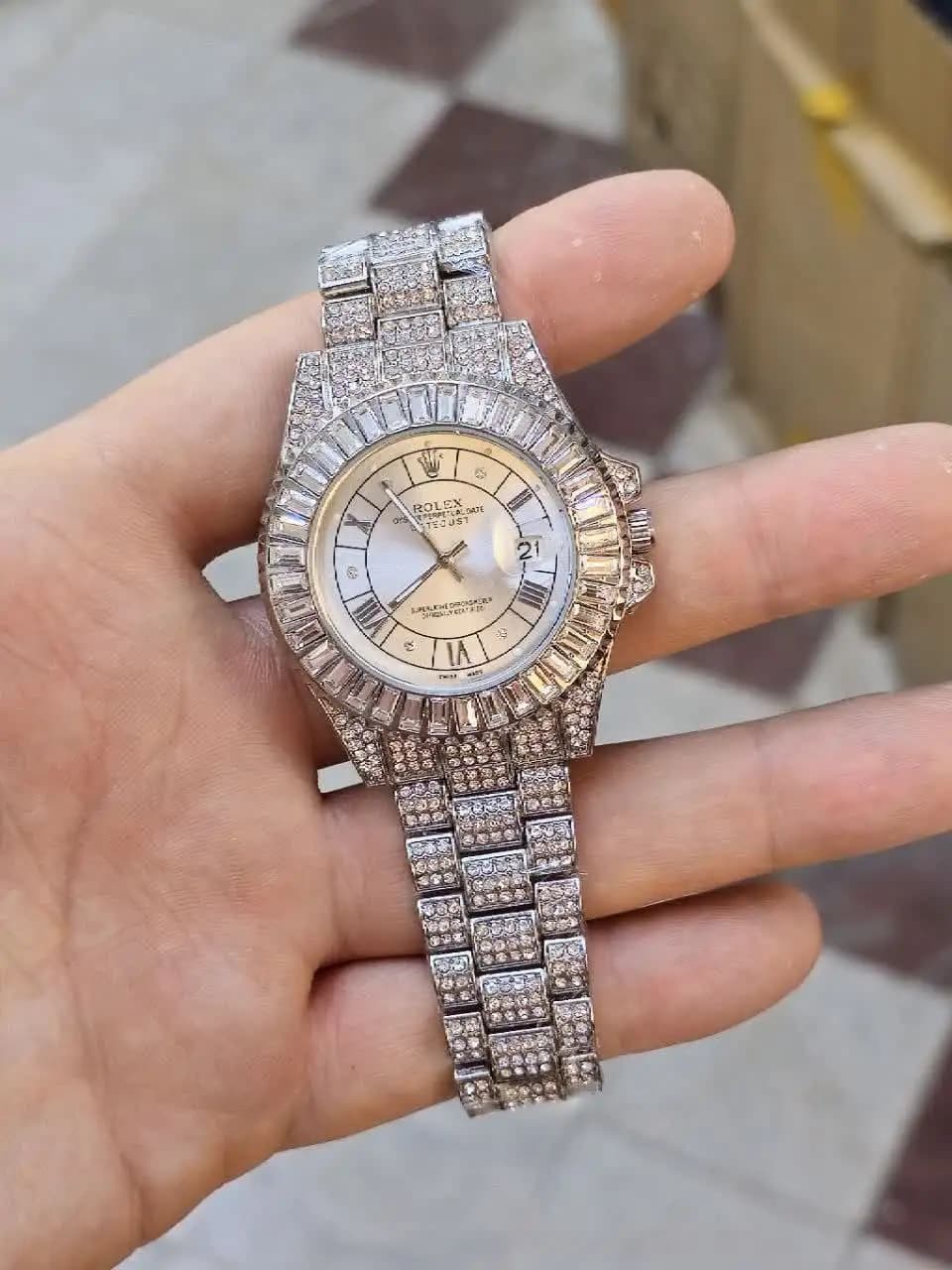 ساعت Rolex (نقره ای) کد 4225