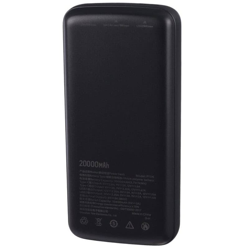 پاور بانک فست شارژ اوی P13K PD QC3.0 22.5W ظرفیت 20000 میلی آمپر ساعت — تصویر ۴