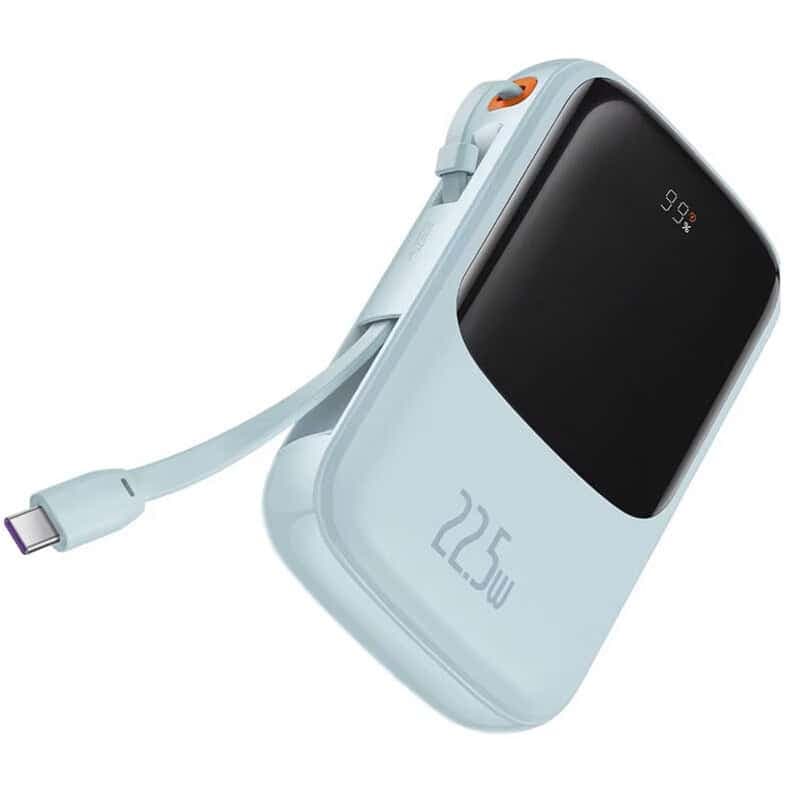 پاور بانک فست شارژ باسئوس Qpow Pro PPQD06010 QC3.0 PD 22.5W ظرفیت 10000 میلی آمپر ساعت — تصویر ۳