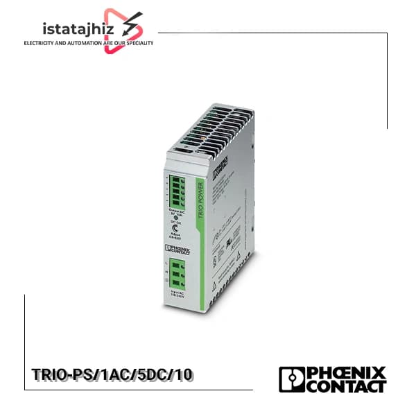منبع تغذیه 5 ولت 10 آمپر فونیکس مدل TRIO-PS/1AC/5DC/10