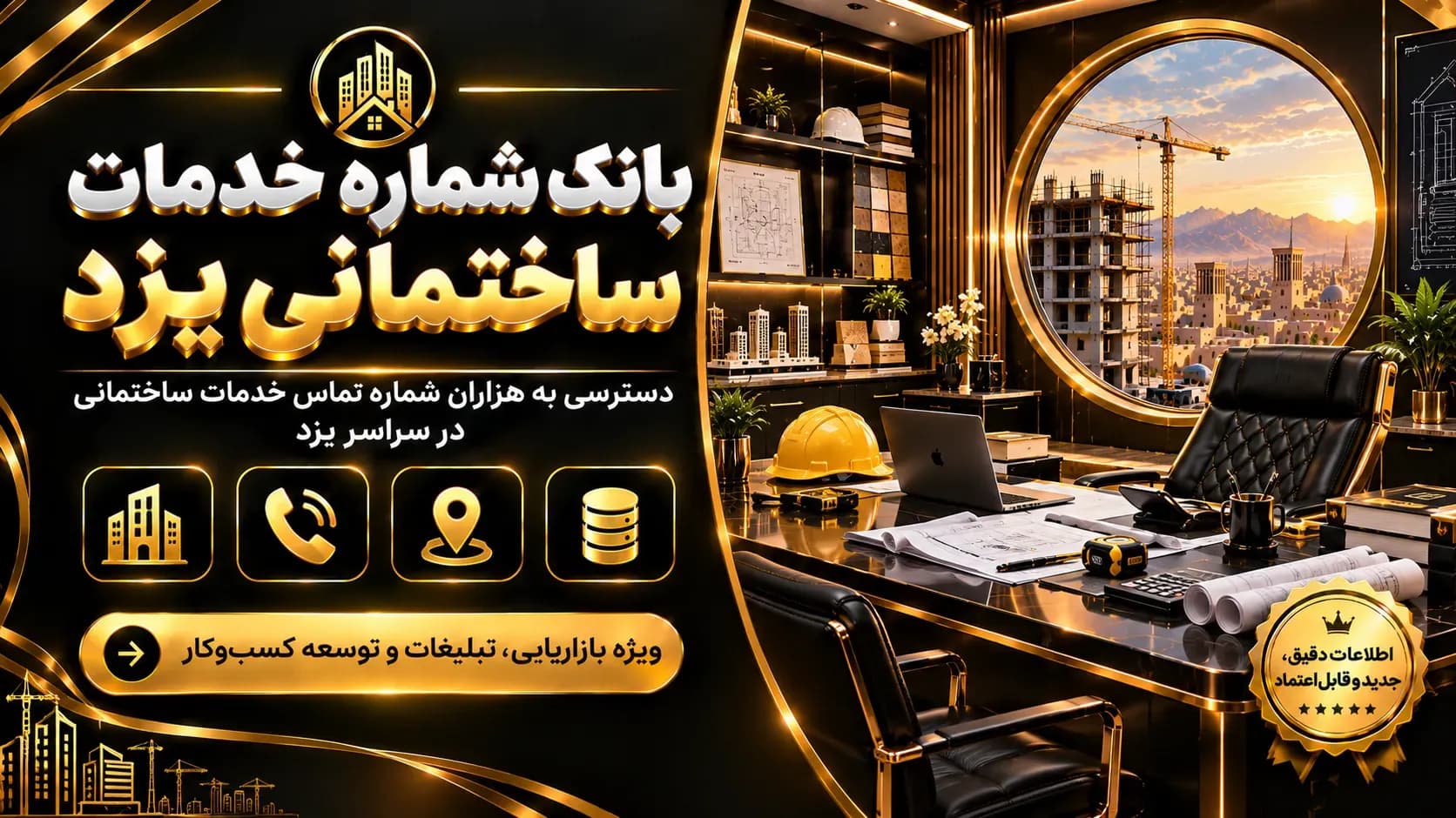 بانک شماره خدمات ساختمانی یزد