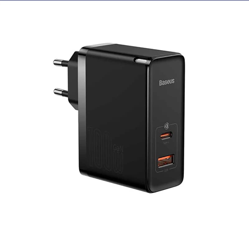 شارژر 100وات باسئوس(بیسوس) مدل Baseus GaN5 Pro CCGP090201 – مشکی — تصویر ۲