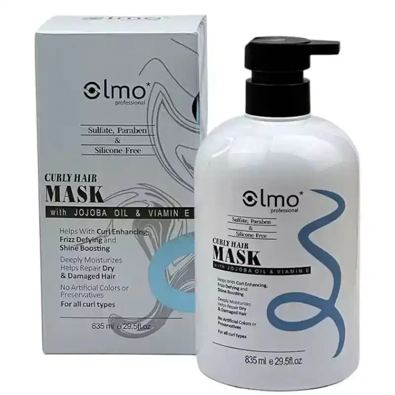 ماسک موی فر اولمو با روغن جوجوبا و ویتامین E حجم 835 میل Olmo Curly Hair Mask with Jojoba Oil and Vitamin E