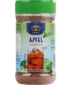 پودر چای فوری سیب کروگر (سرد و گرم) غنیشده با ویتامین سی 400گرم Kruger Family Teegetrank Apfel — تصویر ۴