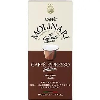 کپسول مولیناری اینتنسو قهوه ای 50% عربیکا 50% روبوستا 10 عدد مخصوص دستگاه نسپرسو Caffe Molinari Intenso