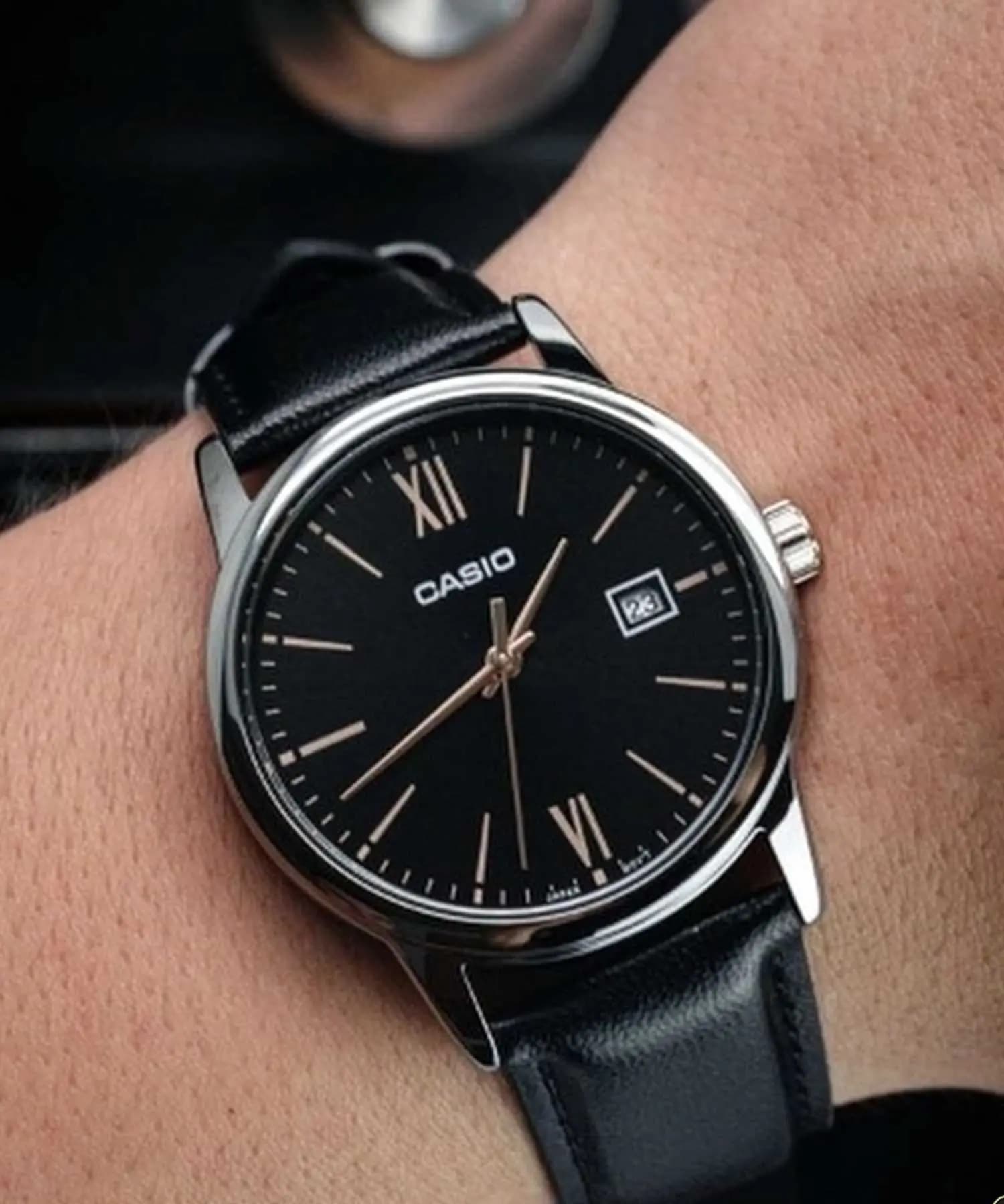 ساعت مچی مردانه اصل کاسیو (casio) زیرمجموعه استاندارد مدل MTP-V002L-1B3UDF — تصویر ۵