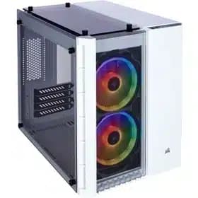 کیس کامپیوتر Corsair Crystal Series 280X – شاسی مینی تاور – سفید — تصویر ۲