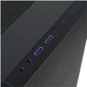 کیس کامپیوتر Lian Li Lancool 205 Mesh – مید تاور – سیاه — تصویر ۲