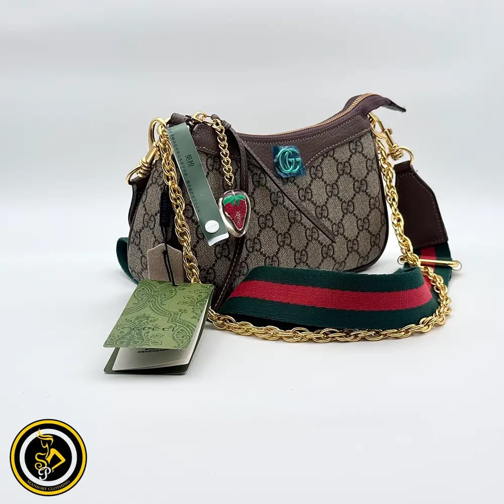 کیف دوشی و دستی گوچی (Gucci) هلالی سوپر مستر فول پک — تصویر ۴