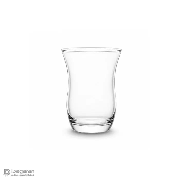 استکان کمر باریک 6 عددی پاشاباغچه مدل جهانگیر 42191 — تصویر ۵