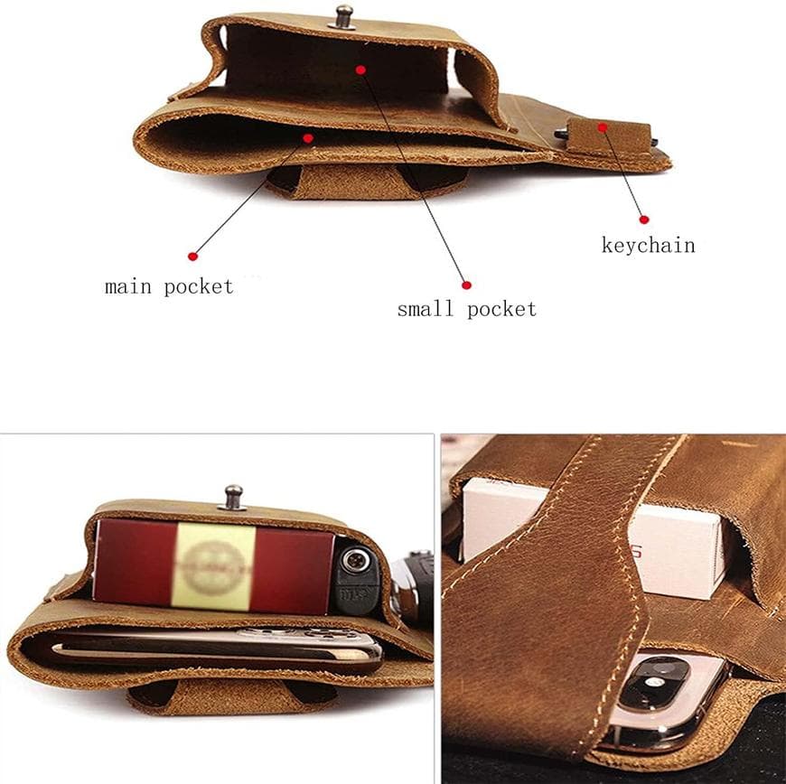کیف موبایل چرم طبیعی مدل Mobile Bag 36 | سیلوا چرم — تصویر ۷