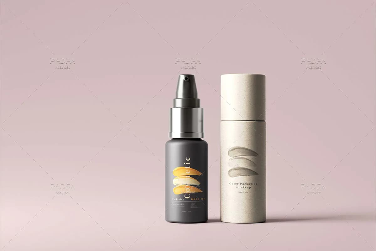 10 موکاپ بطری اسپری آرایشی و بهداشتی شیک و زیبا — تصویر ۴