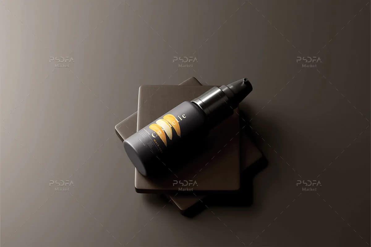10 موکاپ بطری اسپری آرایشی و بهداشتی شیک و زیبا — تصویر ۷