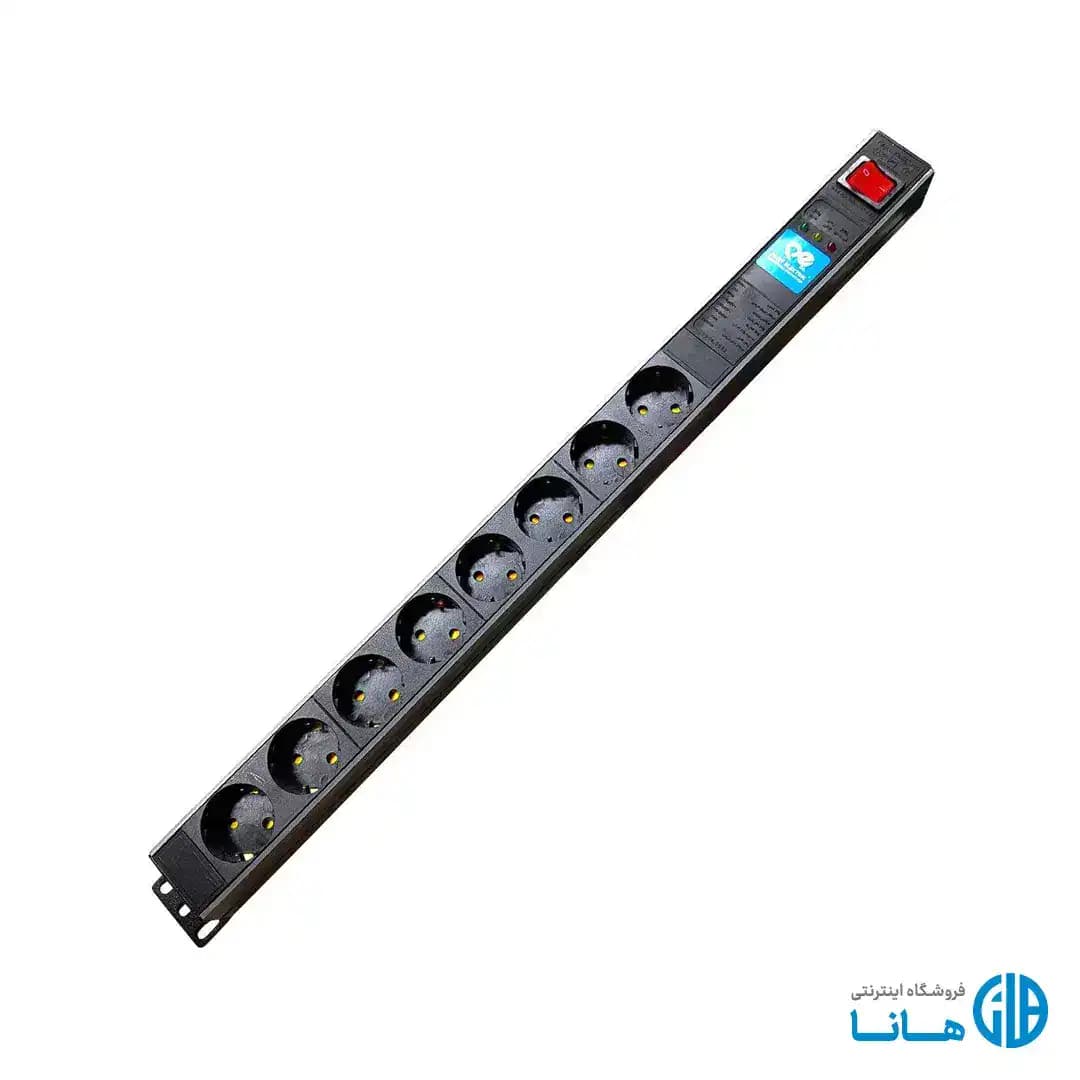 رک مونت محافظ 8 خانه کابل 1.8 متری پارت الکتریک