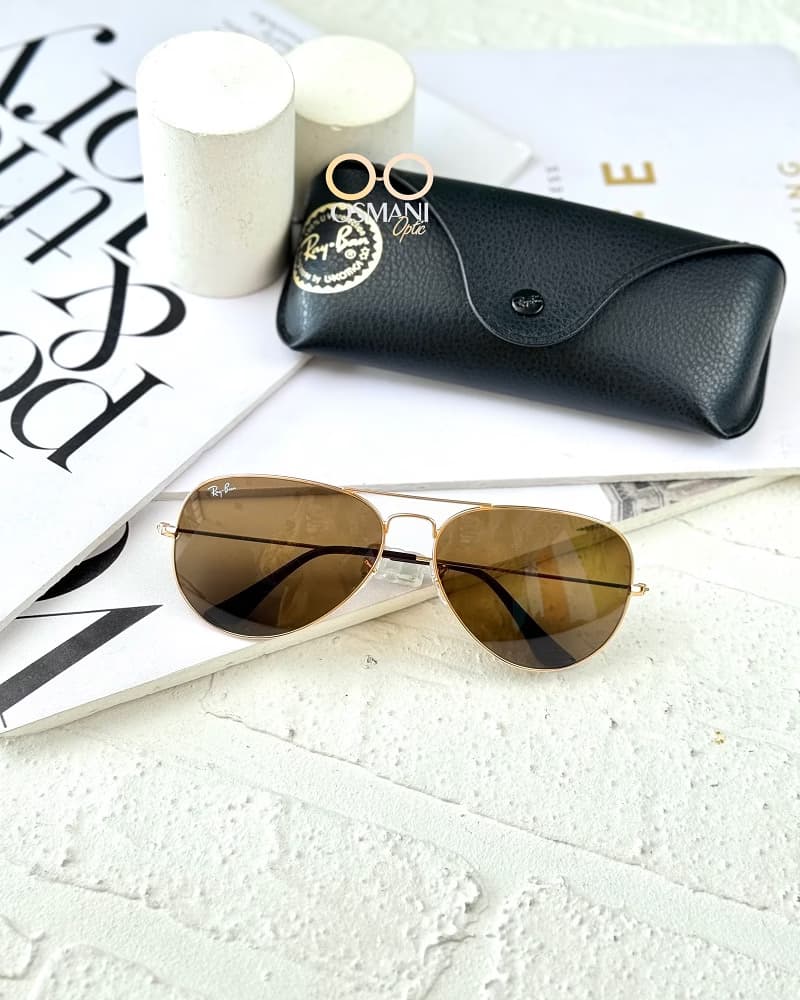 عینک آفتابی مردانه خلبانی ریبن مدل RayBan RB3026 (SL) — تصویر ۲