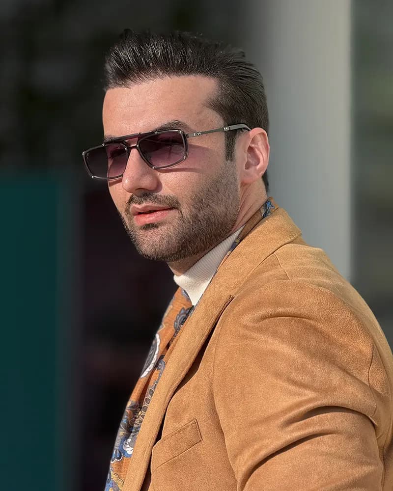 عینک آفتابی مردانه هابلوت مدل HUBLOT H040 — تصویر ۲