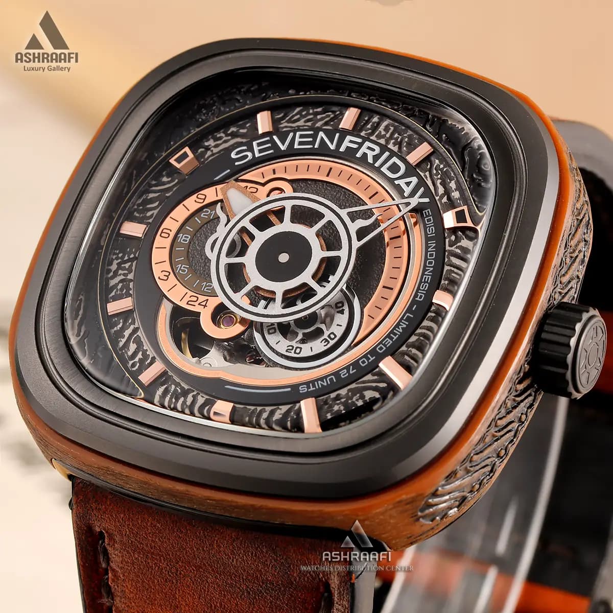 ساعت سون فرایدی حکاکی SevenFriday SF-P2B — تصویر ۴