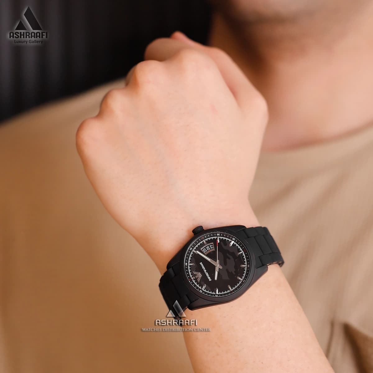 ساعت امپریو آرمانی مشکی Emporio Armani AR6052 — تصویر ۴