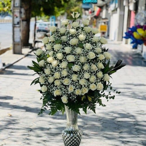 جام گل تبریک برای نمایشگاه تهران خیابان سئول 5188