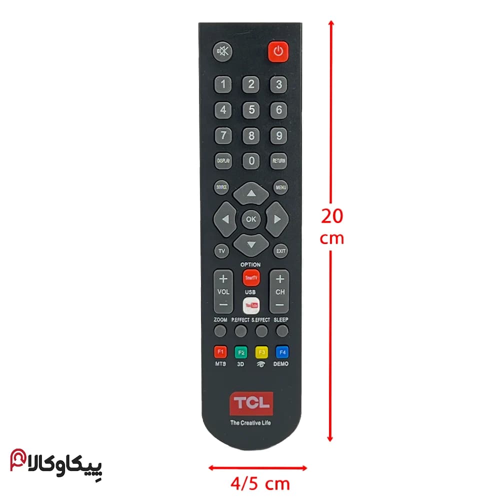 کنترل شهاب تی سی ال TCL ته گرد اینترنت دار — تصویر ۳