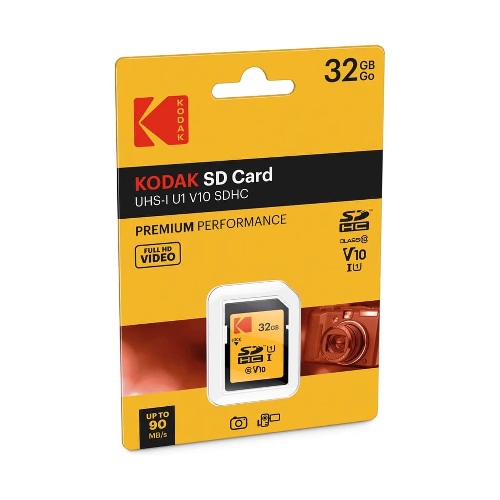 کارت حافظه SD کداک مدل Kodak Premium ظرفیت 32 گیگابایت کلاس V10 — تصویر ۲