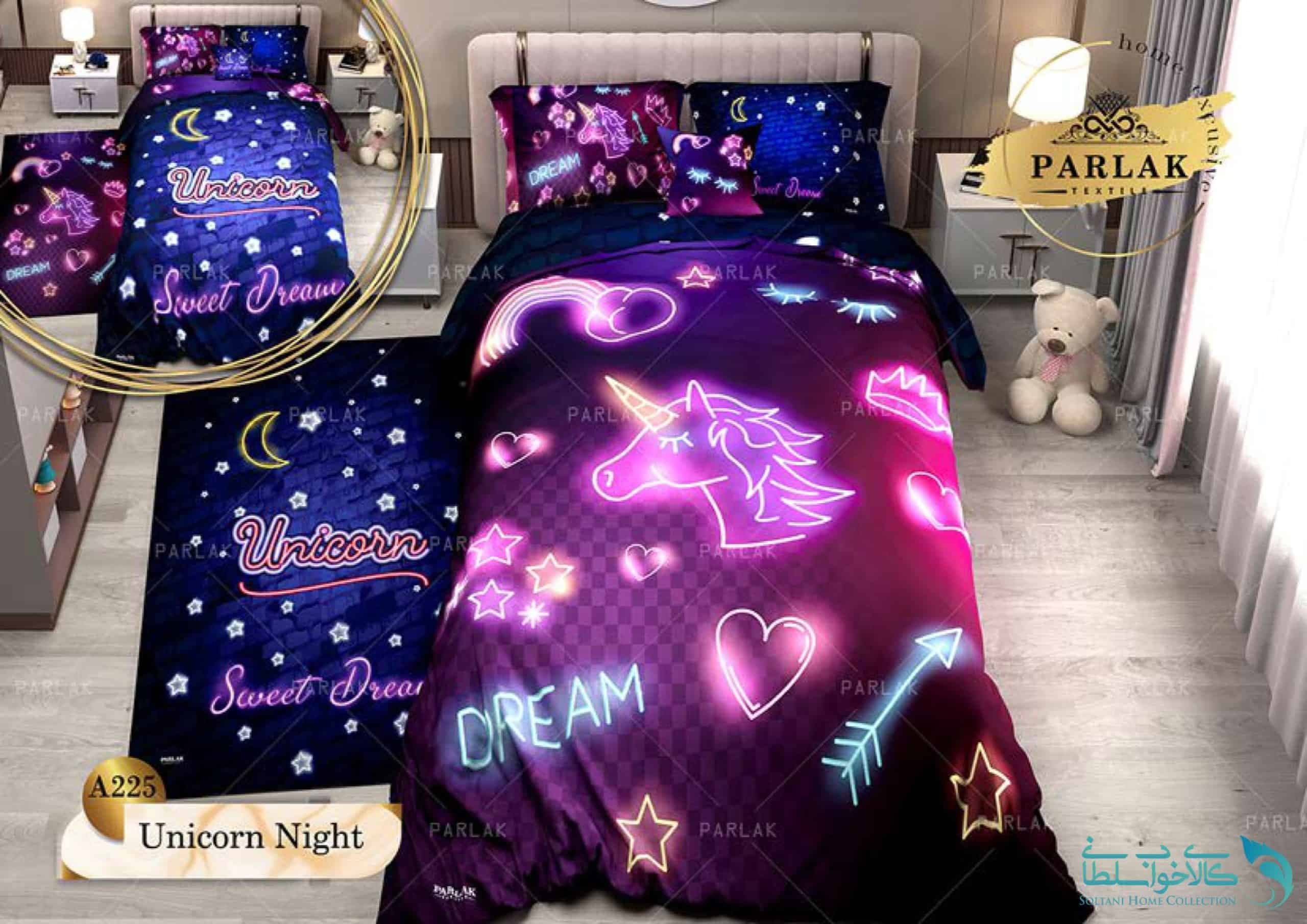 روتختی طرح شب تکشاخ یک نفره کد A225