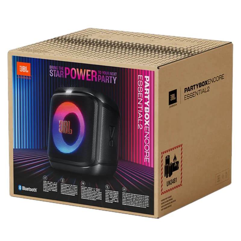 اسپیکر بلوتوثی قابل حمل جی بی ال مدل JBL PartyBox Encore 2 به همراه میکروفن — تصویر ۴