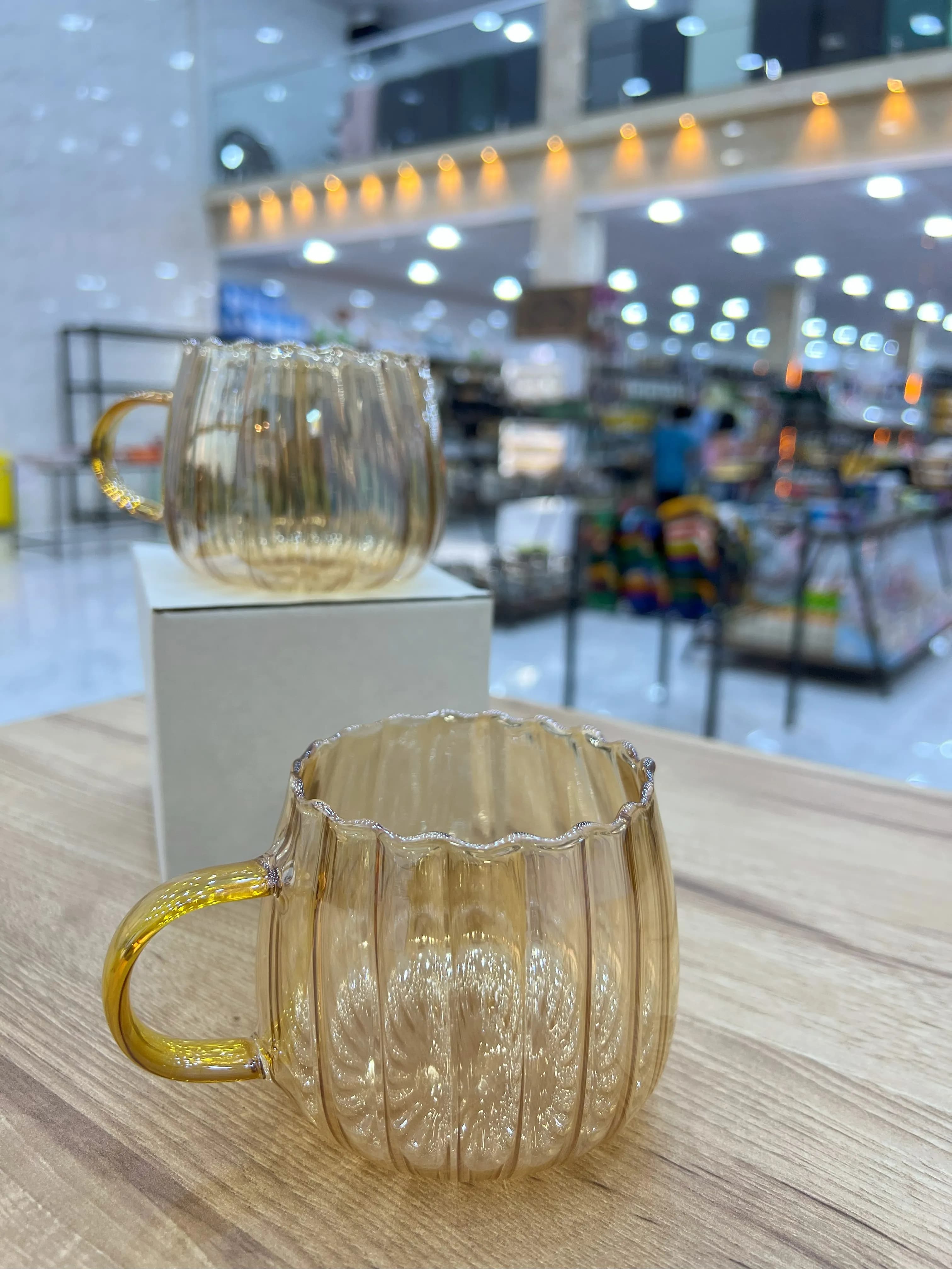 لیوان دالبری رنگ عسلی 794-5 وارداتی (x)