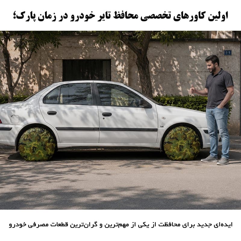 کاور محافظ تایر خودرو مدل Guard Plus مناسب برای BYD هان — تصویر ۵