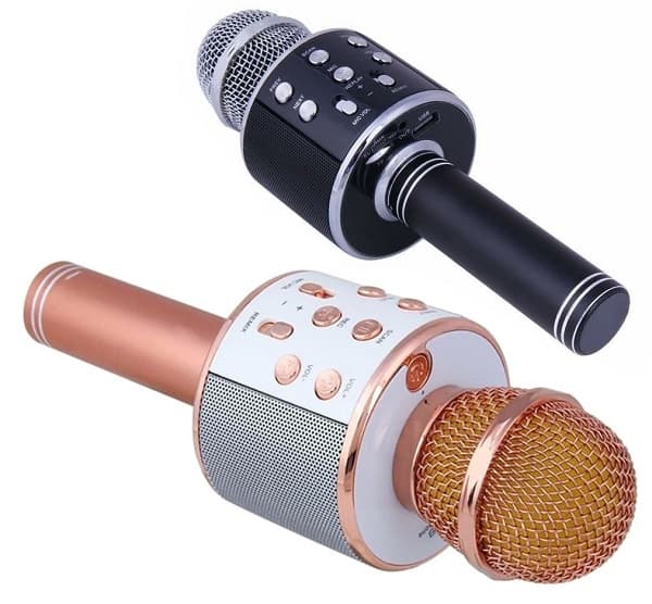 میکروفون اسپیکر بلوتوثی تغییر صدا مدل 858 WS-858 Wireless Microphone Speaker — تصویر ۵
