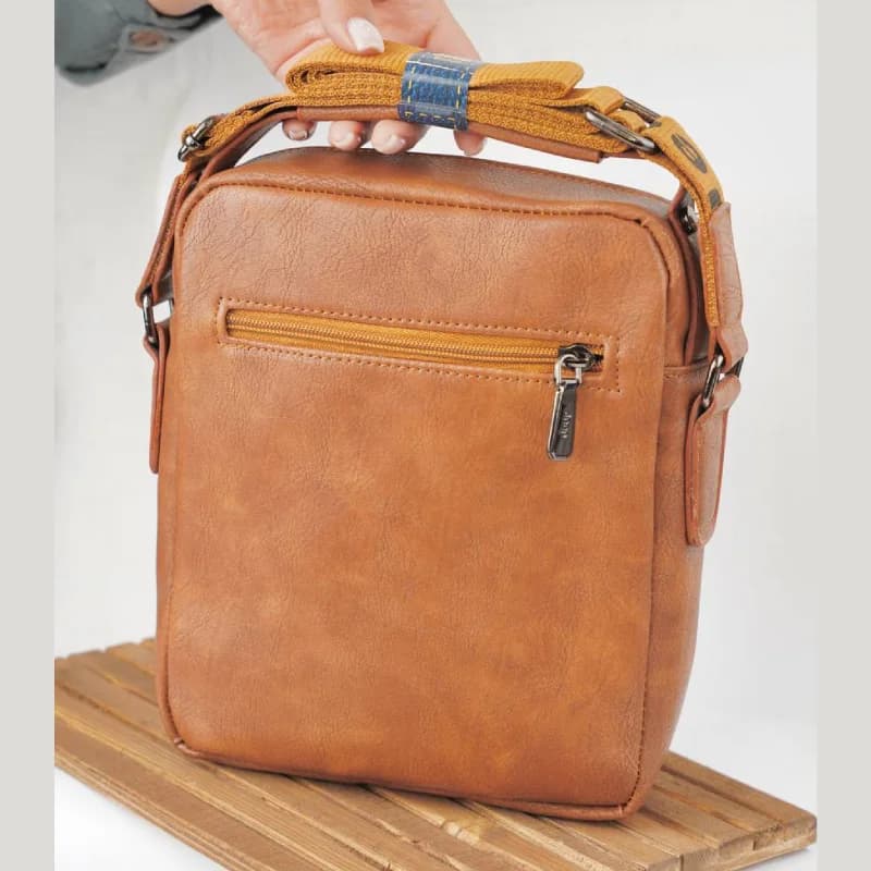کیف دوشی سرخونه دار دور کمربندی 19-271 — تصویر ۴