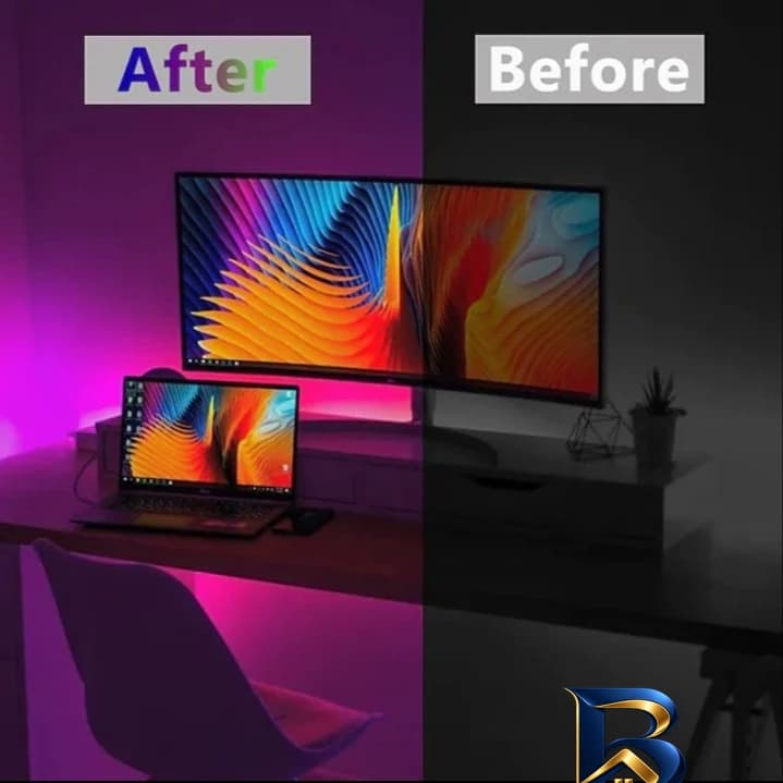 ریسه ال ای دی استریپ مدل RGB 3528 با طول 5 متر — تصویر ۷