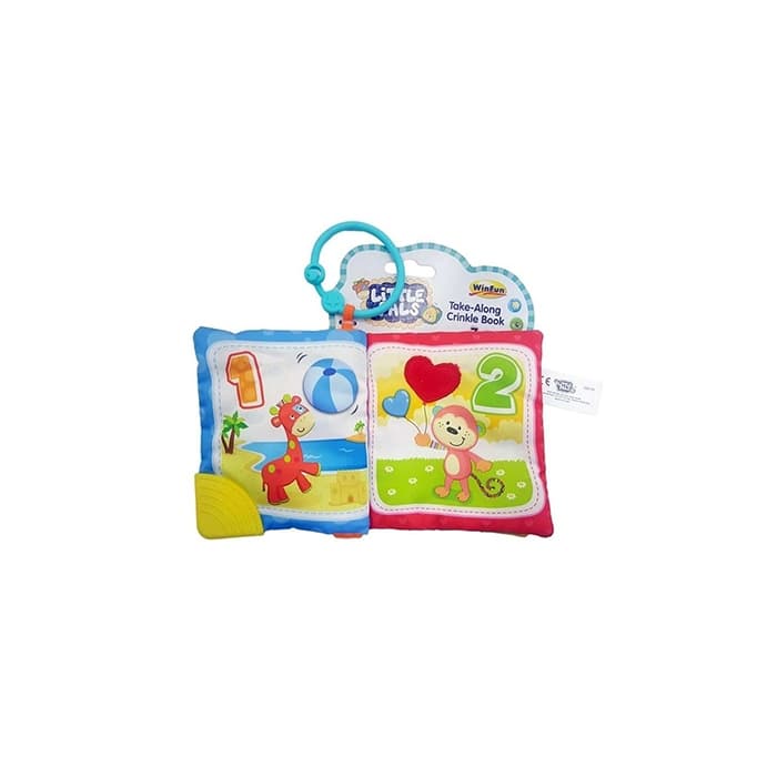 اسباب بازی وین فان کتاب پارچه ای جغجغه دار WinFun — تصویر ۴