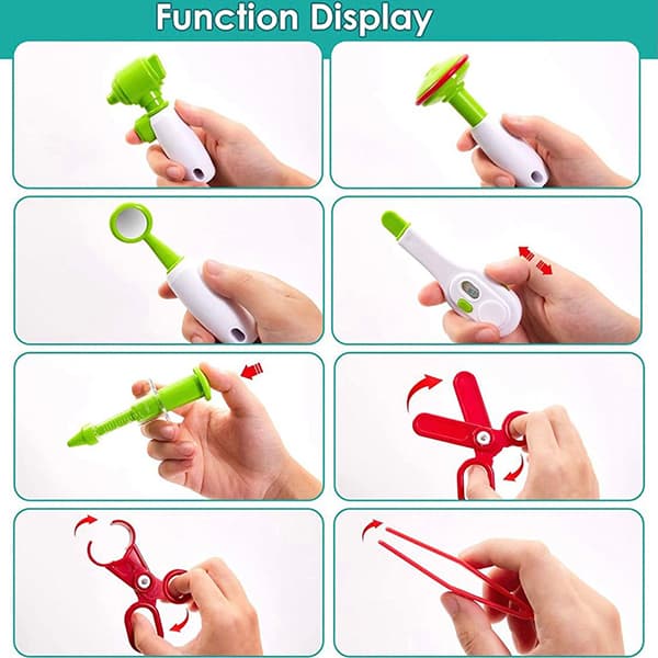 کوله پزشکی Xiong Cheng Doctor Play Set — تصویر ۴