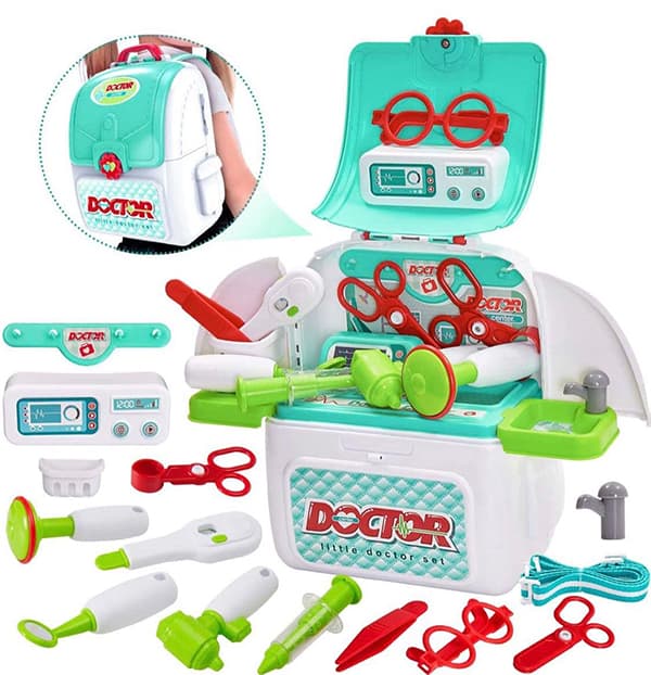 کوله پزشکی Xiong Cheng Doctor Play Set — تصویر ۳