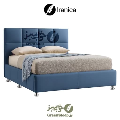 تخت خواب باکس هتلی مدل ایرانیکا دو نفره 140 در 2 مبلمان فرنا مدل 1140929