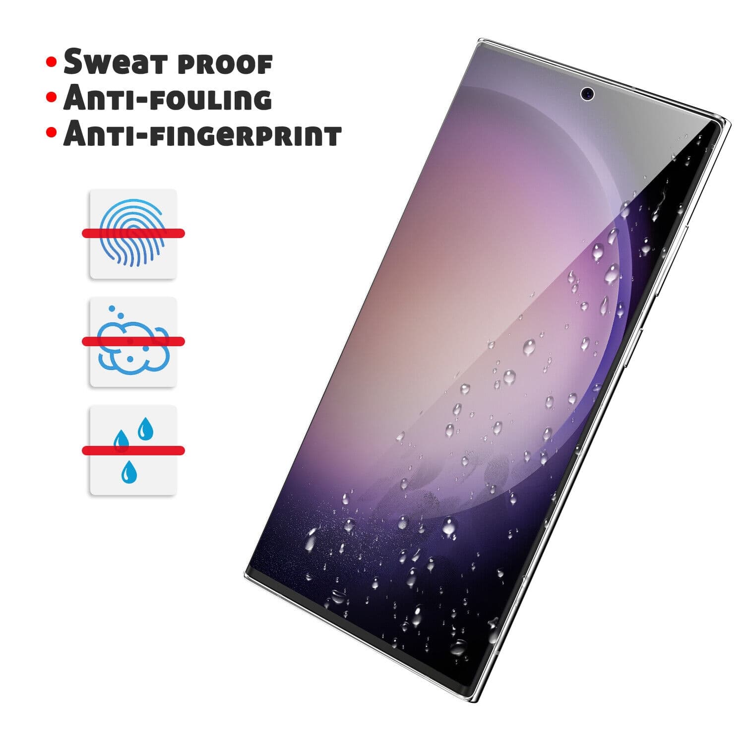 محافظ صفحه نمایش بادیگارد مدل HydroGel مناسب برای گوشی موبایل سامسونگ Galaxy S23 Ultra به همراه محافظ پشت گوشی — تصویر ۵