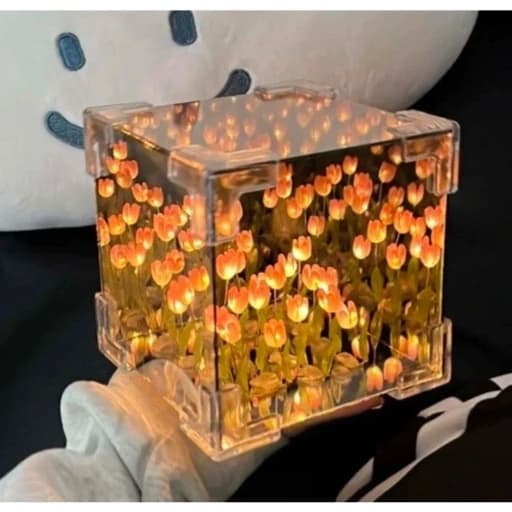 چراغ خواب مکعبی گل لاله بینهایت مبلمان فرنا مدل 1148698