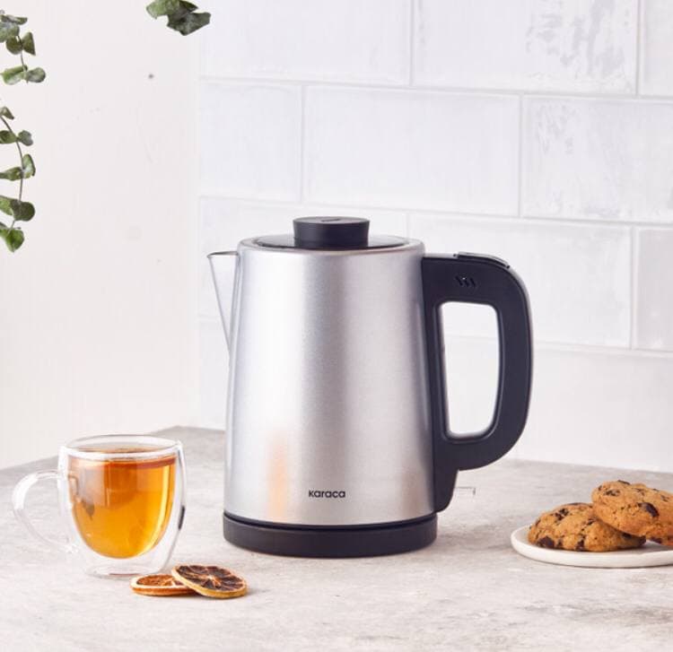 چاییساز برقی کاراجا مدل tea break استیل — تصویر ۲