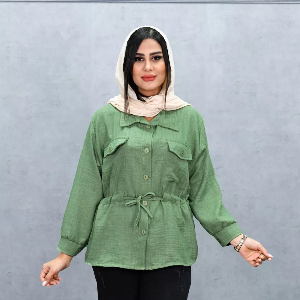 مانتو دخترانه عروسکی کد 25147 — تصویر ۷