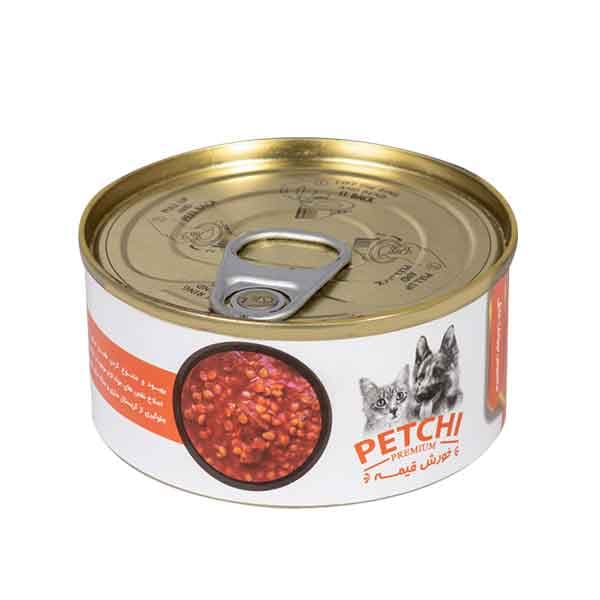 کنسرو سگ و گربه مدل خورش قیمه 120 گرمی پتچی (petchi)