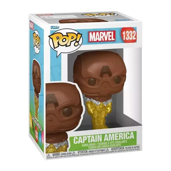 فیگور 9 سانتی Funko Pop کاپیتان آمریکا شکلاتی (1332) — تصویر ۳